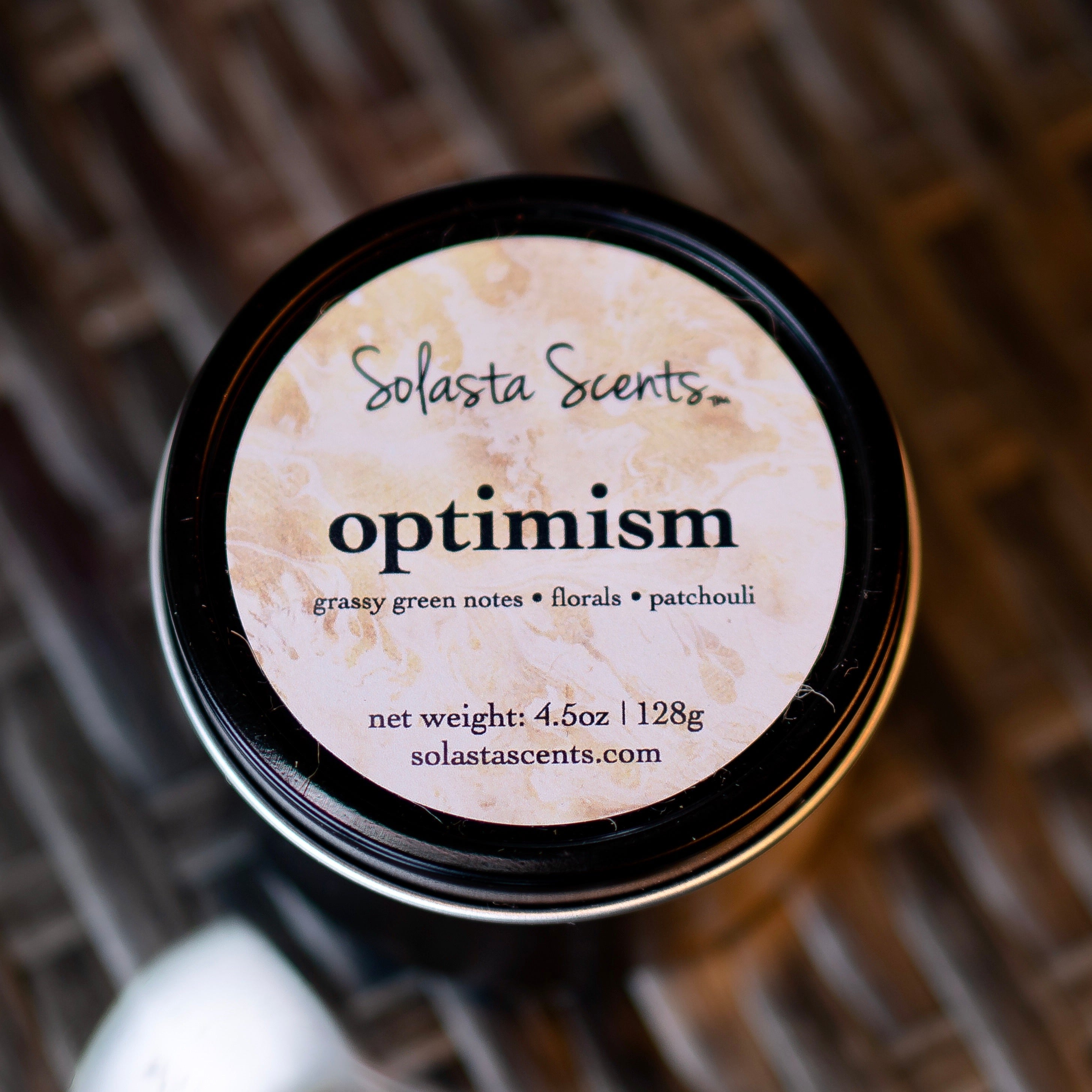 Optimism - Luxury Coconut Wax | Black Travel Candle - Solasta Scents